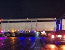 El presidente municipal, Alejandro Barragán pidió a la población resguardarse en sus casas y no salir a dicha zona. ESPECIAL.