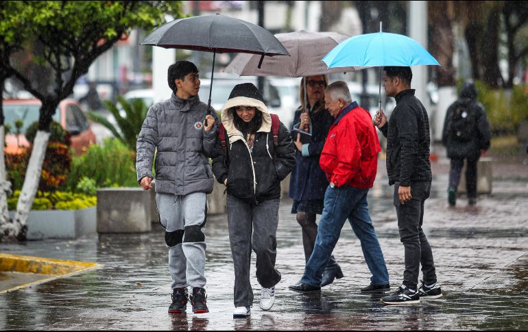 Algunos lugares como Guadalajara, han tenido frío y lluvias durante los últimos días debido al frente frío 35. EL INFORMADOR / H. Figueroa