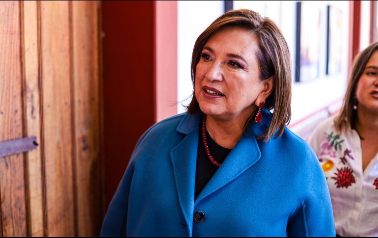 En su visita a la Entidad, Xóchitl Gálvez se reunió también con integrantes de los distintos partidos que conforman la coalición Fuerza y Corazón por Jalisco. EL INFORMADOR / A. Navarro
