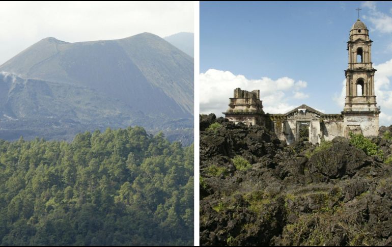 El 20 de febrero de 1943, en Michoacán, el volcán Paricutín emanó. EL INFORMADOR / ARCHIVO