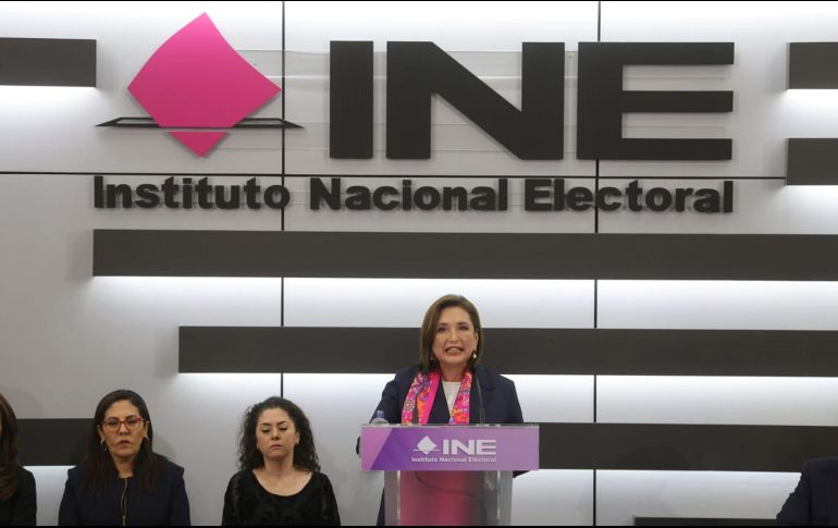 Xóchitl Gálvez retó al Presidente Andrés Manuel López Obrador. SUN/ G. Pano