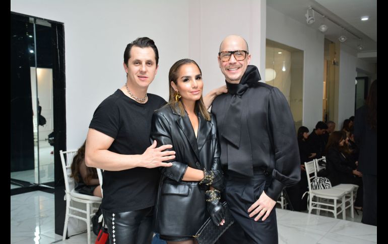 Luis Lozano, Mónica Ochoa y Juan Pablo Partida. GENTE BIEN JALISCO/ Marifer Rached