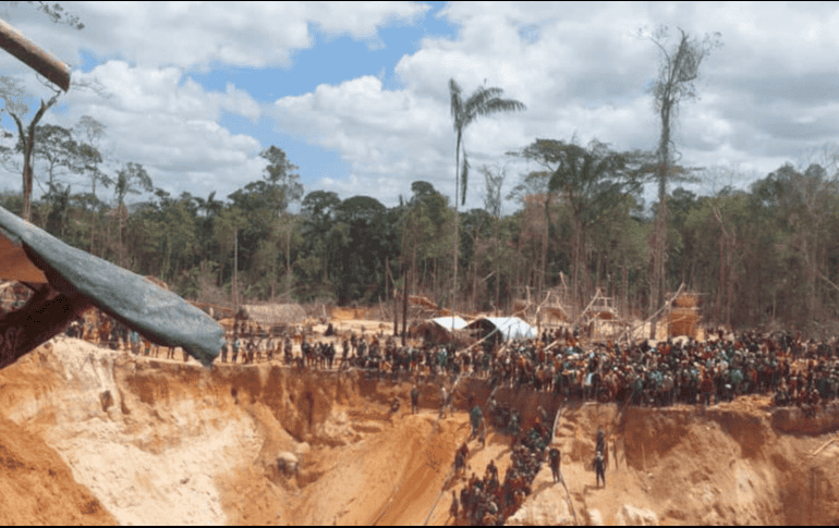 En redes sociales circulan vídeos que dan cuenta de la gran depresión producida en el sitio. X/@NTelemicro5