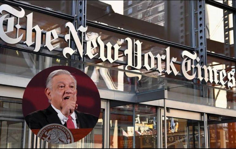 Además, el Presidente exhibió una carta de la corresponsal del diario en México, Natalie Kitroeff, que incluye su número telefónico el cuál dijo en vivo y un cuestionario. AFP / ARCHIVO / SUN / M. GUZMÁN