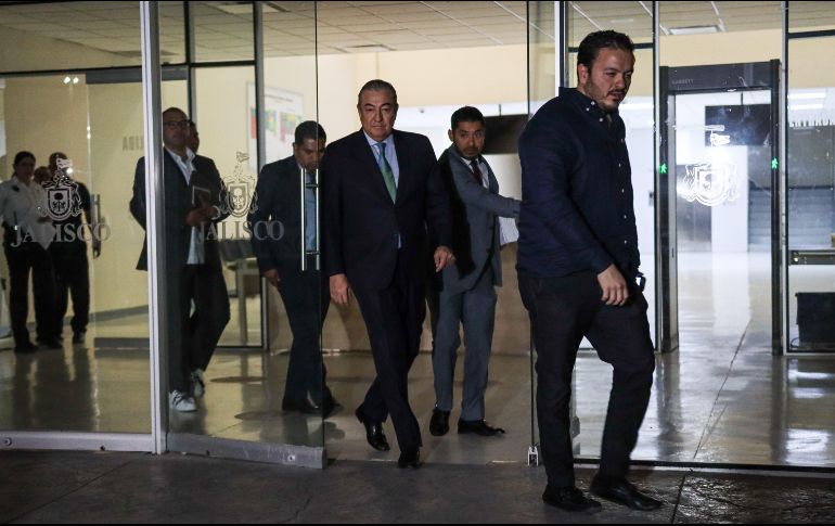 El juez Miguel Ángel Galván Esparza, dictaminó que el ex funcionario deberá permanecer en resguardo domiciliario con restricciones durante seis meses. EL INFORMADOR/ H. FIGUEROA.