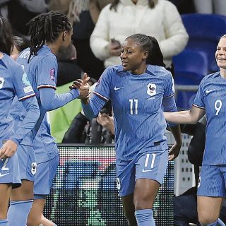 Futbol femenil: Francia domina a la Selección alemana