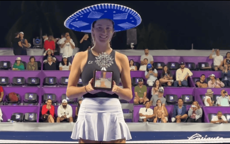 Kessler venció en un duelo muy palpitante a la australiana de 18 años Taylah Preston. Instagram/ @wta125mexicoseries