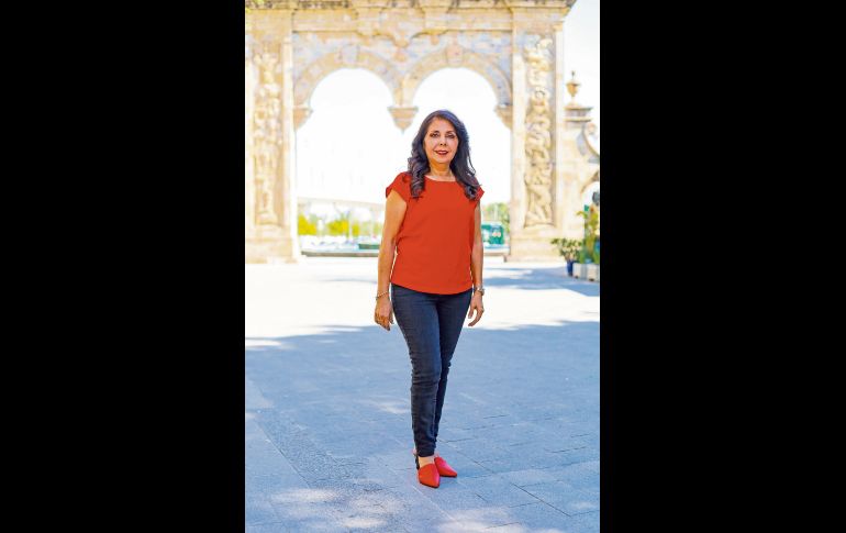 Andrea Márquez Villarreal, la candidata de la coalición Fuerza y Corazón por Jalisco a la diputación federal en el Distrito 4. ESPECIAL