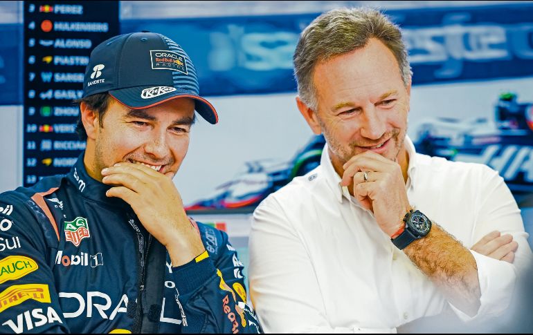 Christian Horner (der.) ha formado parte de las actividades de Red Bull sin contratiempos desde que se dio a conocer la investigación que se realiza. RED BULL CONTENT POOL