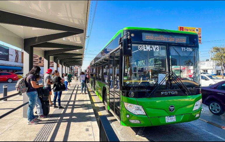 Guadalajara tuvo un crecimiento de 12.7 por ciento en el uso del transporte público. EL INFORMADOR/ ARCHIVO.