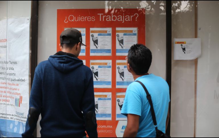 Las cifras de desempleo son un reflejo del comportamiento económico de México, que creció un 3.2% anual en 2023, según los datos definitivos que el Inegi difundió la semana pasada. EL INFORMADOR / ARCHIVO