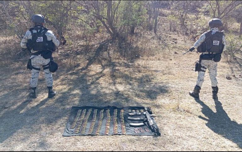 El armamento asegurado quedó a disposición en la agencia del Ministerio Público de la Federación. ESPECIAL/Secretaría de Seguridad y Protección Ciudadana