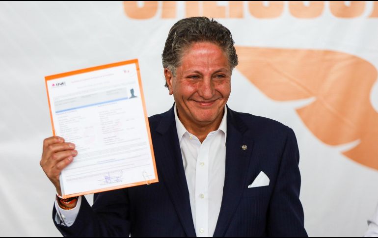 El ahora candidato reconoció que será una elección complicada, debido a la presencia de los partidos de oposición en el municipio.  EL INFORMADOR / H. FIGUEROA