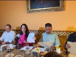 Laura Haro reiteró la invitación para que los otros candidatos a la gubernatura se hagan exámenes de confianza. ESPECIAL.