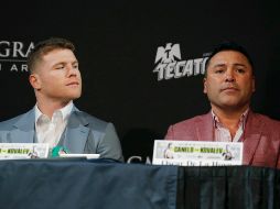 Los supuestos planes de Canelo Álvarez para su próximo rival han causado molestia en diversas personalidades del boxeo. AP/ ARCHIVO.