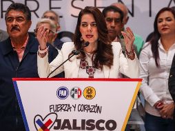 La candidata no descartó que algunos de estos integrantes vayan a formar parte de su gabinete, en caso de ganar. EL INFORMADOR / H. FIGUEROA