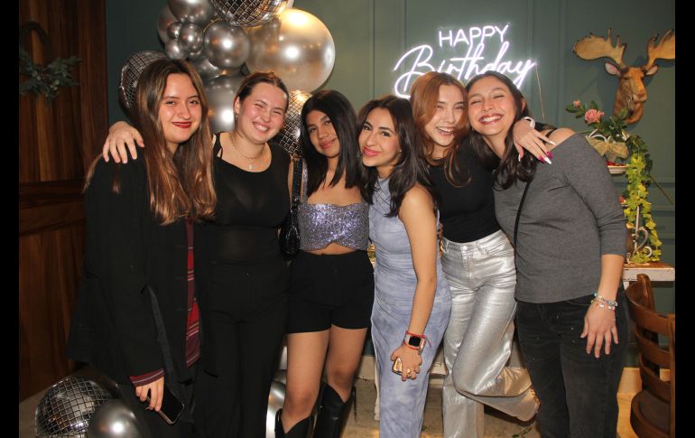 Valeria Aguilar, Aisha Miller, María José Beltrán, Reggie Ibarra, Valentina Rivas y María José Camacho. GENTE BIEN JALISCO/ Esmeralda Escamilla