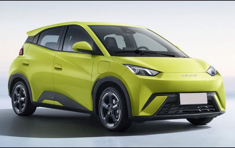 El BYD Dolphin Mini, también conocido como Seagull en otros lugares, es un hatchback compacto de 3.78 metros de longitud. ESPECIAL/ BYD Autos México