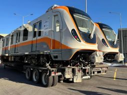 Llegaron dos vagones en color banco y gris, con vivos en naranja. ESPECIAL / GOB. DE JALISCO
