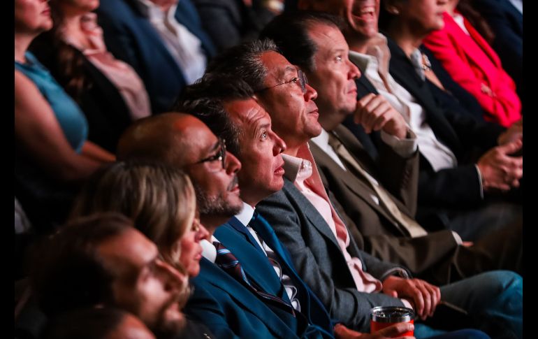 Antonio Lancaster durante su discurso en la toma de protesta dijo que la industria padece constantemente los robos al transporte de carga. EL INFORMADOR/ A. Navarro.