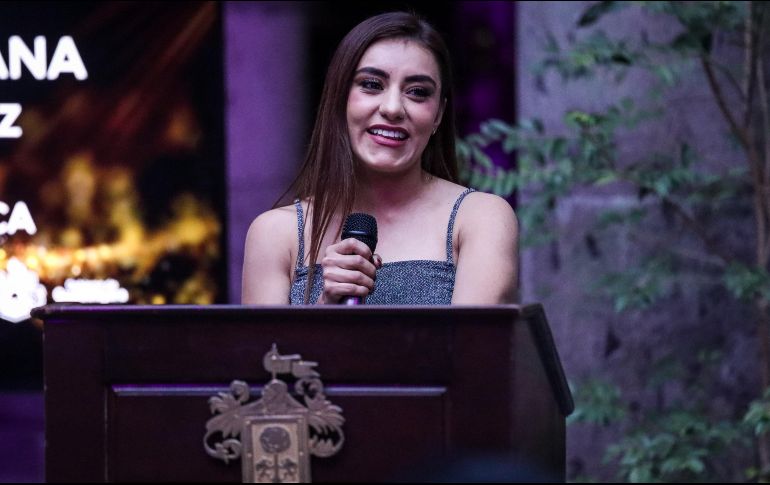 Ahtziri Sandoval recibió el Reconocimiento al Mérito Deportivo de Guadalajara de cara a representar a Jalisco y México en los Juegos Olímpicos de París 2024. EL INFORMADOR/ H. Figueroa.