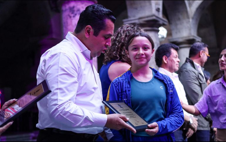 Este jueves se entregó el Reconocimiento al Mérito Deportivo 2023. EL INFORMADOR/ H. Figueroa.