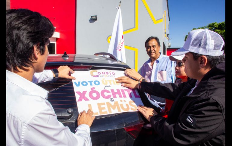 La agrupación convocó a votar por Pablo Lemus y por Xóchitl Gálvez. CORTESÍA.