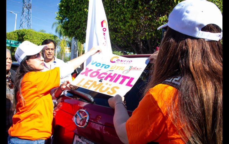 La agrupación convocó a votar por Pablo Lemus y por Xóchitl Gálvez. CORTESÍA.