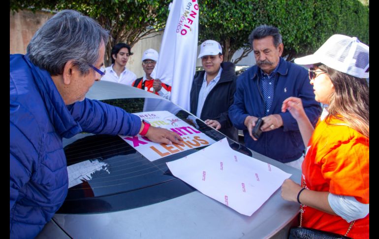 La agrupación convocó a votar por Pablo Lemus y por Xóchitl Gálvez. CORTESÍA.