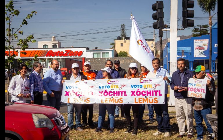 La agrupación convocó a votar por Pablo Lemus y por Xóchitl Gálvez. CORTESÍA.