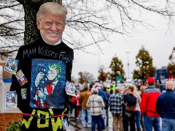 DONALD TRUMP. El Partido Republicano de Missouri celebró hoy sus asambleas partidistas, ofreciendo a los votantes del estado su única oportunidad de opinar sobre quién debería representar al partido en la papeleta. EFE / E. S. Lesser