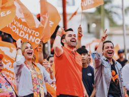 Jorge Álvarez Máynez visitó el poblado de Miguel Alemán, en Sonora. ESPECIAL