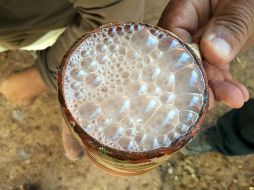 Se cree que esta bebida espumosa, compuesta de leche 