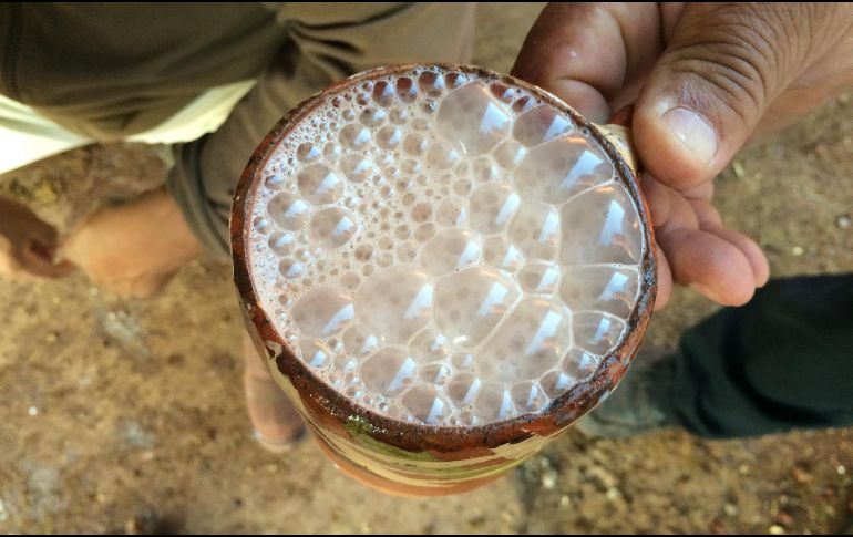 Se cree que esta bebida espumosa, compuesta de leche 