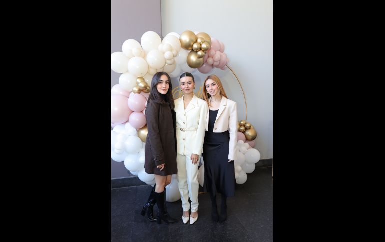 Marifer Ganem, Estefanía Barrera e Iliana Barrera. GENTE BIEN JALISCO/ Christian Pérez