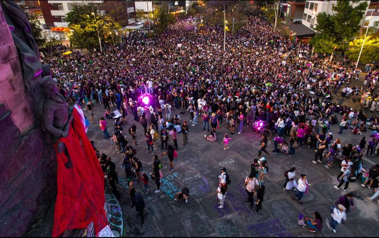 “Un día sin mujeres” fue un movimiento que surgió en marzo de 2017 en el mundo y en México se lanzó por primera vez el ocho de marzo de 2020 por parte de la colectiva feminista “Brujas del mar”. EL INFORMADOR/ A. Navarro.