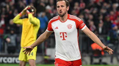 Harry Kane hizo un doblete para devolverle la confianza al Bayern Munich. AP/S. Hoppe