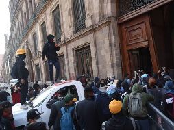 Los hechos ocurrieron durante la conferencia de López Obrador. SUN/ S. Cisneros