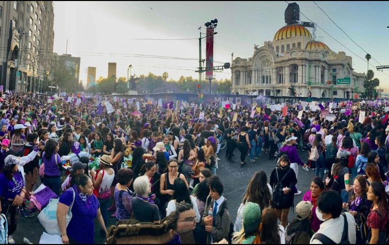 Los miembros de la Coordinación 8M, que está compuesta por grupos feministas, han señalado que no hay motivo para celebrar, ya que la violencia feminicida, las desapariciones, el empobrecimiento, la crisis migratoria y la persecución al movimiento feminista han empeorado. SUN / ARCHIVO