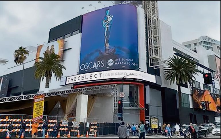 Teatro Dolby, sede de la entrega de los Premios Oscar. EL UNIVERSAL