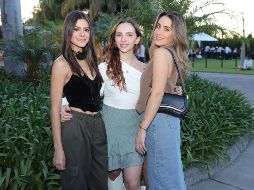 Ale González, Carolina Labastida y Sofía Varela. GENTE BIEN JALISCO/ Christian Pérez
