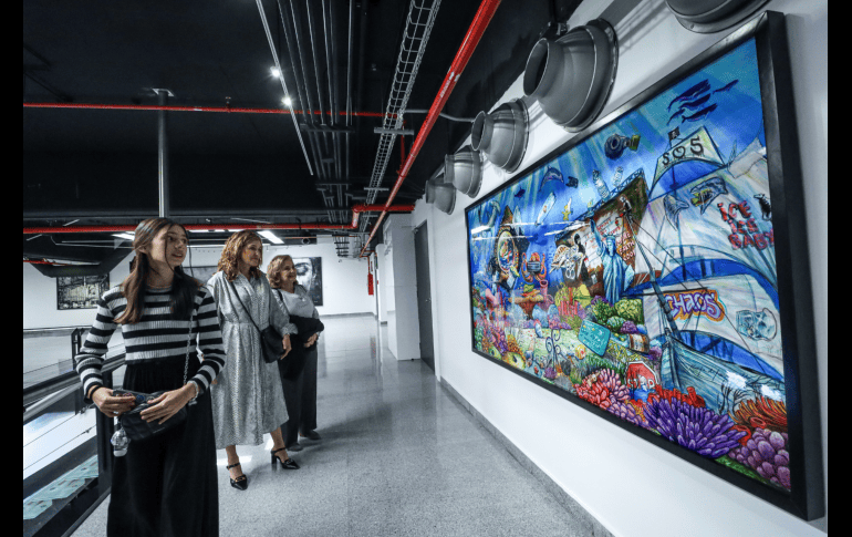 Inauguracion de la exposicion de Karla de Lara. EL INFORMADOR/H.FIGUEROA