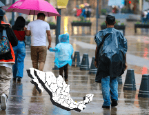 Se esperan condiciones con lluvias superiores al promedio en la vertiente del Pacífico, el sur del Golfo de México y la Península de Yucatán. EL INFORMADOR/ARCHIVO