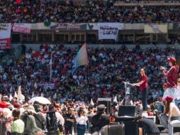 Claudia Sheinbaum, aseguró que las y los michoacanos harán historia el próximo 2 de junio al llevar a la primera mujer a la Presidencia de la República. ESPECIAL