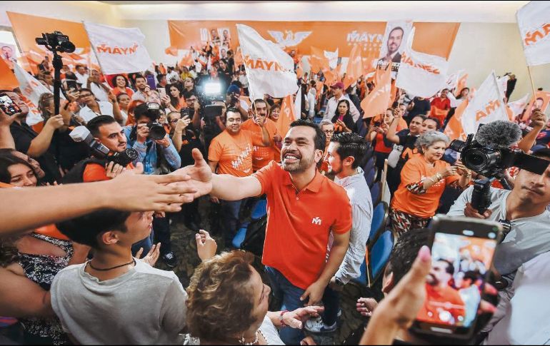 Jorge Álvarez Máynez. El candidato visitó Colima. ESPECIAL