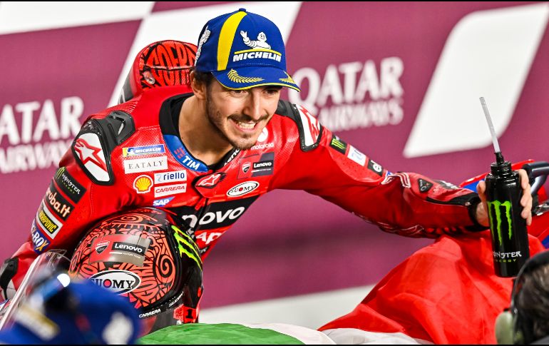 Francesco Bagnaia volvió a demostrar su gran talento para adjudicarse una nueva victoria. EFE/ N. THEKKAYIL.
