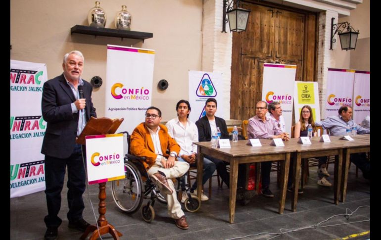 Al evento acudieron integrantes del Consejo Nacional de Confío en México, de la delegación de la agrupación en Jalisco y otras entidades de México. CORTESÍA.