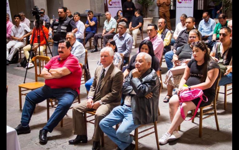 Al evento acudieron integrantes del Consejo Nacional de Confío en México, de la delegación de la agrupación en Jalisco y otras entidades de México. CORTESÍA.