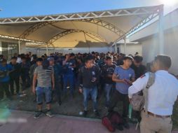 En el municipio de Andrés Chalchicomula de Sesma se ubicó la casa en donde permanecían las personas migrantes. X/ @INAMI_mx.