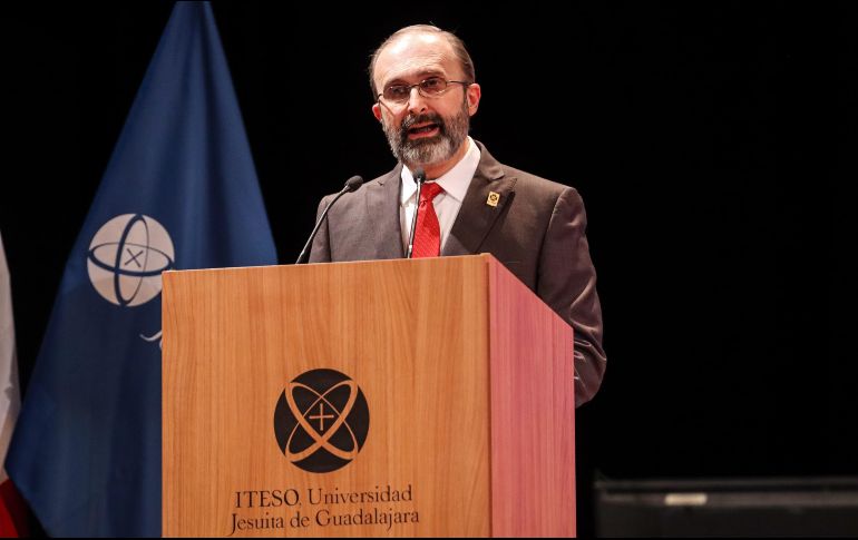 Por la mañana el fiscal de Jalisco, Luis Joaquín Méndez, aseguró en rueda de prensa que se mantiene un operativo exhaustivo para dar con la pronta localización del periodista. EL INFORMADOR/ H. Figueroa.